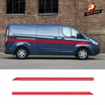 Car Decor Car Auto Graphics Decals Car Vinyl Side Stripes Stickers for Volkswagen T5 Ford Transit Peugeot Partner